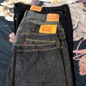 🔥BUNDLE OF LEVI'S 550 AND 501 JEANS SIZE 38W X 32L 🔥